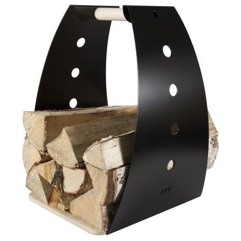 Panier à bûches HONKA - Noir (1/2)