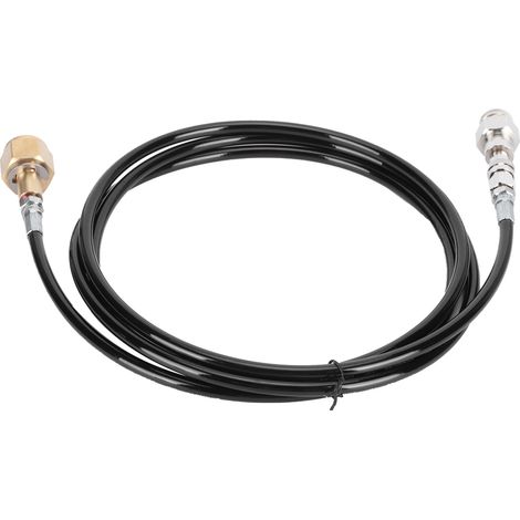 W21.8-14 Soda-Schlauchadapter-Set, CO₂-Flaschen-Nachfüllschlauch, Schwarz, Zubehör 254 cm (1/5)