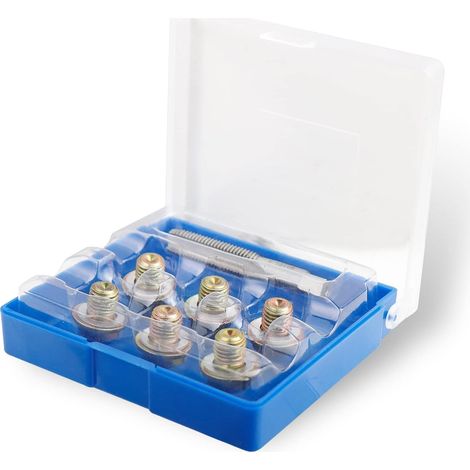 6pcs kit de réparation du Filetage du Carter d'huile M13 x 1,25 mm Outil de Bouchon de vidange (1/5)