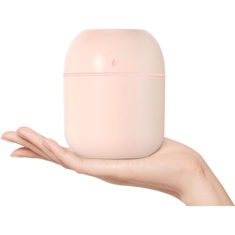 Mini humidificateur USB 220 ml portable, brume fraîche silencieuse avec arrêt automatique, diffuseur air maison bureau voiture (1/5)