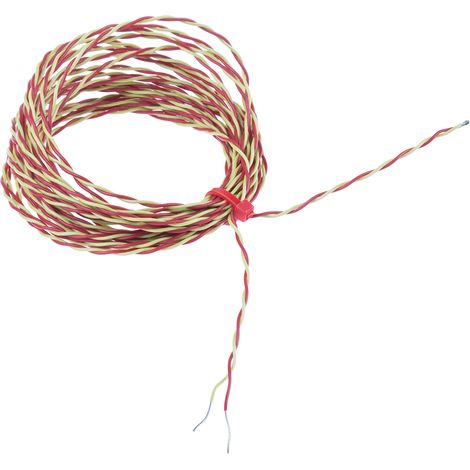 Thermocouple type K, L 5m, +250°C max à Câble ( Prix pour 1 ) (1/2)