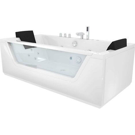 Whirlpool mit Reinigungsfunktion Pool Badewanne Wanne AcquaVapore W83-TH-A 90x180 ohne +0.-€ (1/5)