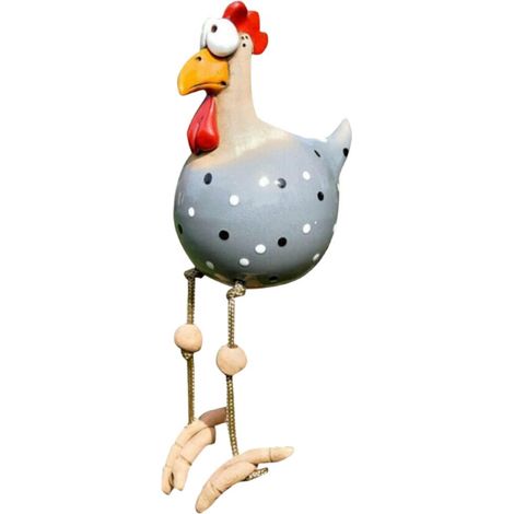 Hilde Dekorativer Hühnerstall aus Keramik - Tierfigur für Garten und Innenbereich (1/5)