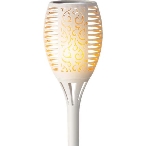 Lampada Solare Effetto Fiamma Bianco Dimensione 62,5 cm di Altezza
