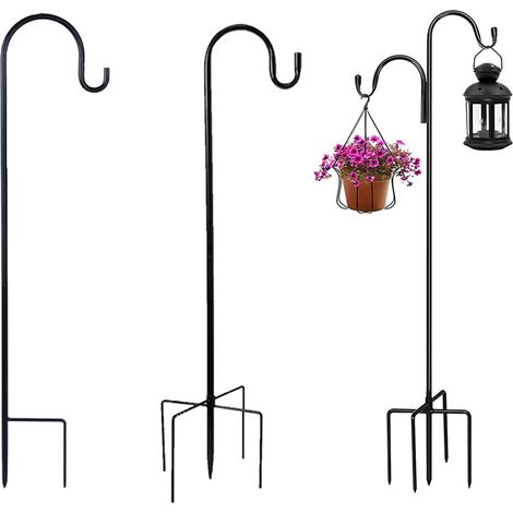 Crochet De Jardin En Fer - Résistant À La Rouille - Pour Usage Extérieur - Fixation Au Sol - 1 Pièce (1/5)