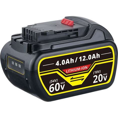 12,0 Ah DCB606 Ersatz für DeWalt 20 V/60 V Li-on-Akku, kompatibel mit DeWalt Flex-Volt DCB609 DCB612 DCB609-2 Elektrowerkzeugen (1/5)