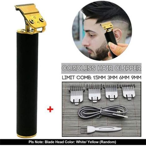 Taillée pour Les Cheveux Tondeuse pour Hommes Électrique Pro T-Outliner Tondeuse, 120 Minutes de Tondeuse à Cheveux pour Hommes-Ywey (1/5)