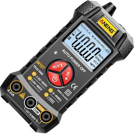 Digital Clamp Meter Measures Volt Amp Test Meter Compact And (1/5)