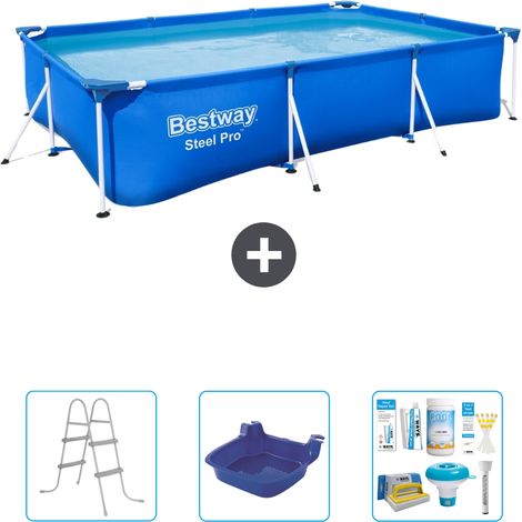 Bestway Steel Pro Rechteckig - 300x201x66 cm - 4-teilig  S22720 (1/4)