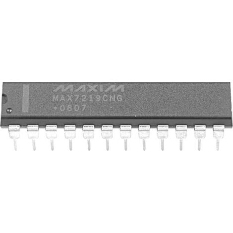 Maxim Integrated MAX7219CNG+ PMIC - Dosaggio energia montaggio a foro passante Tubo