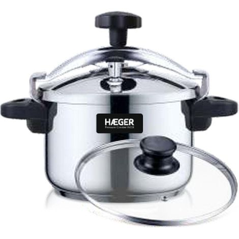 Haeger Inox Plus Olla a Presión 8L Acero Inoxidable