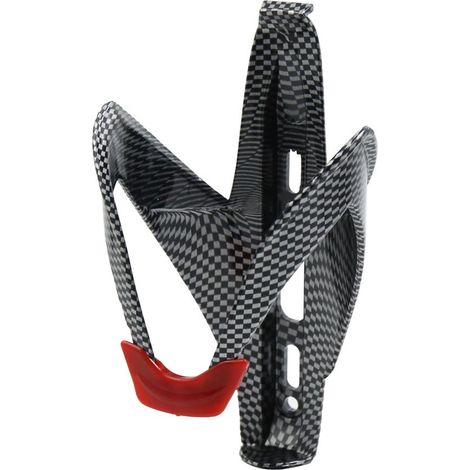 Portabotellas con diseño de fibra de carbono para bicicletas (1/5)