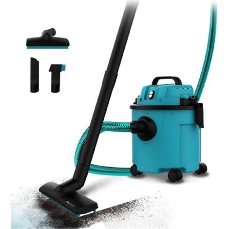 Cecotec Aspiradora con Cable en Seco y Húmedos - Aspirador Sólidos y Líquidos 16L Conga Rockstar Wet & Dry Compact Garden Plus (1/2)