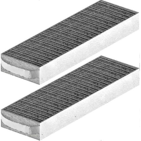 Lot de 2 filtres de rechange à charbon actif pour hotte aspirante, accessoires d'extraction pour hotte de cuisine, édition 0724 (1/5)