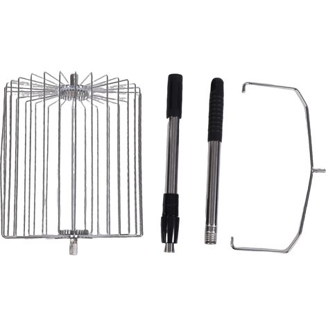 Cueilleur de balles de Tennis, outil de cueillette à rouleaux en acier inoxydable, collecteur de fruits de jardin, grande capacité, petit (1/5)