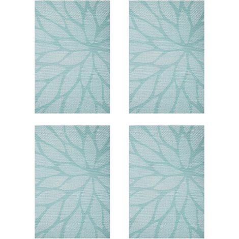 Lot de 4 sets de table isolants thermiques, dessous de tasse décoratifs (1/4)