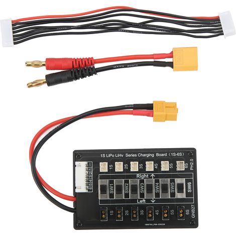 Plaque de charge parallèle pour batteries lithium 1S avec connecteur XT60
