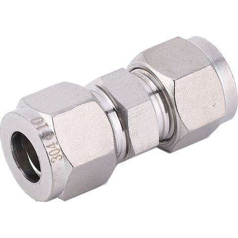 Raccord de tuyau d'air droit en acier inoxydable 304, raccord pneumatique 4 mm/6 mm/8 mm/10 mm/12 mm/10 mm (1/5)