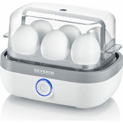 Severin EK 3164 Pentolino per uova 6 uovo/uova 420 W Grigio, Bianco (1/4)