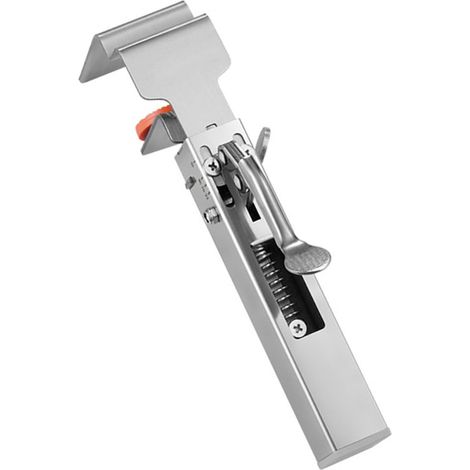 Serre-tiroir réglable acier inoxydable largeur 21-50mm fixation rapide pour meuble bureau ébénisterie lot de 4 pinces (1/5)