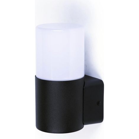 Aplique de Pared Exterior Negro 28W  Aluminio  Difusor de Policarbonato  IP54  Casquillo E27 (1/5)