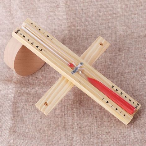 Sauna-Sanduhr, 15 Minuten, Sauna-Sanduhr, Sanduhr, Holz-Sanduhr, Sauna-Countdown-Sanduhr, rote Sauna-Sanduhr (1/4)