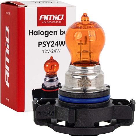 Bombilla halógena PSY24W 12V 24W PG20-4 ámbar amio-04519 (1/5)