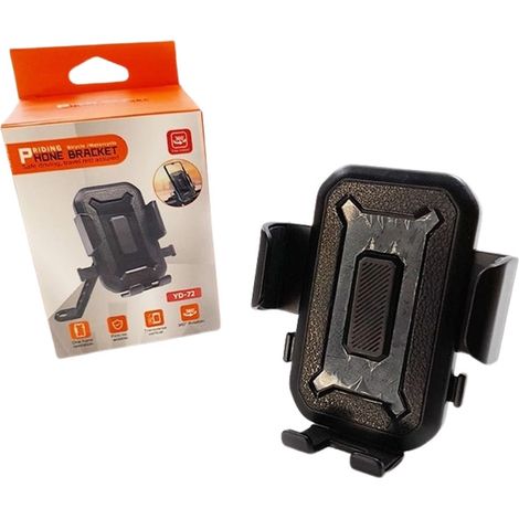TrAdE Shop Traesio - Portacellulare Supporto Per Telefono Da Moto Biciclette Regolabile Rotazione Di 360° - (1/4)