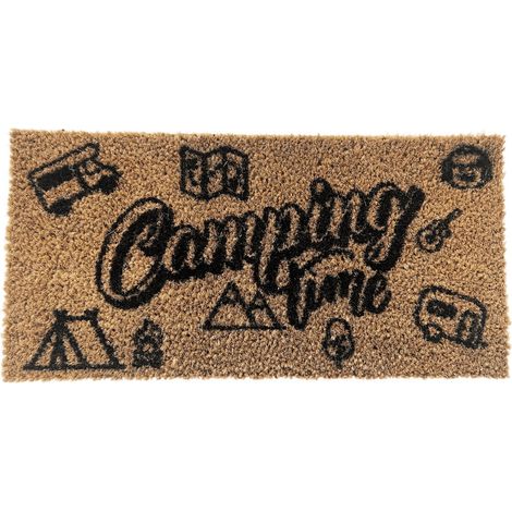 Tapis D'entrée En Fibres De Coco Camping Time - Arisol