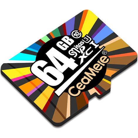 Videospeicherzubehör: 64-GB-Micro-SD-Karte – geeignet für Überwachungskameras, Dashcams, Mobiltelefone und Tablets (1/4)