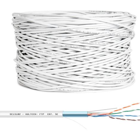 Vultech SC13102-305 Netzwerkkabel Weiß 305 m Cat5e F/UTP (FTP) (1/2)