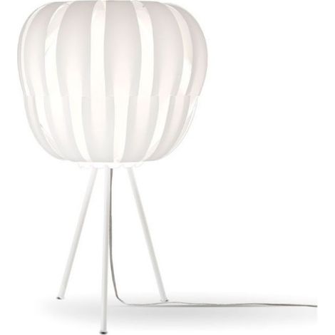 Weiße Stativlampe aus Metall Cm. 30 x 63 Std