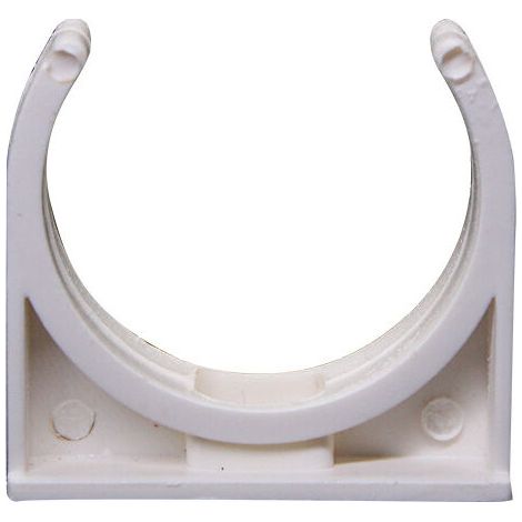 BRAVIX PVC Eau Tuyau 50mm Pinces Clips Apte pour 50mm/1,97" OD TV Plateaux Tubes Tuyau Cintre SuPPort Pex Tubes 100Pcs,blanc