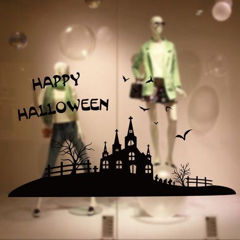 Halloween-Aufkleber für Wohnzimmer, Schlafzimmer, Wanddekoration (1/5)