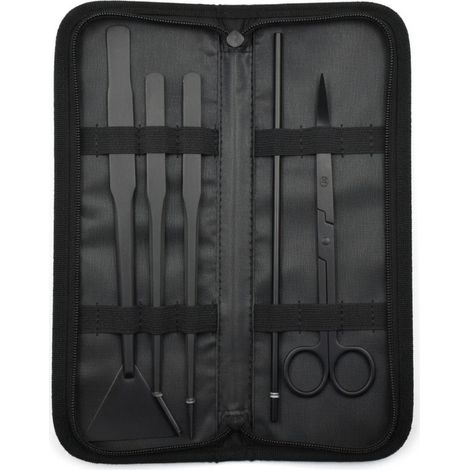 Pince et outils pour plantes aquatiques noir ensemble 4 pièces modèle 28