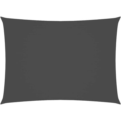 Maison Exclusive - Toldo de vela rectangular tela Oxford gris ant (1/5)
