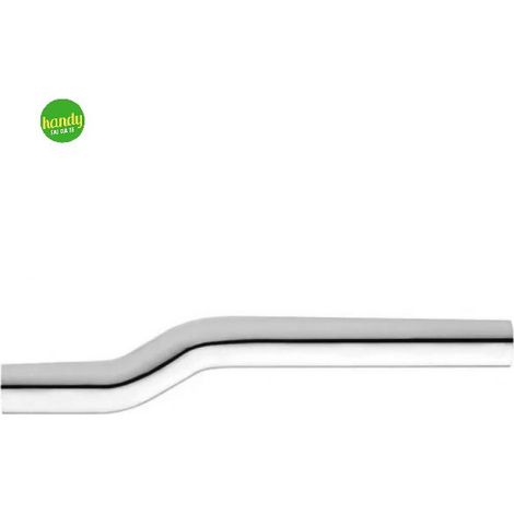 Tubo canotto eccentrico per scarico wc in ottone cromato Ambra Water