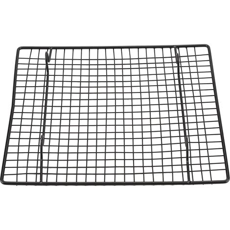 Grille de refroidissement et de cuisson en acier inoxydable, plaque de cuisson antiadhésive pour biscuits, gâteaux et pains (1/5)