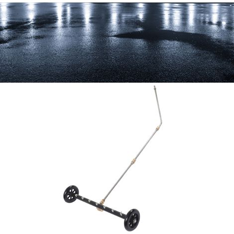 Pistolet à eau haute pression, nettoyeur de surfaces double fonction, brosse de châssis, autolaveuse de sols, balai à eau, nettoyeur 7 trous 4000 psi + 3 perches (1/5)
