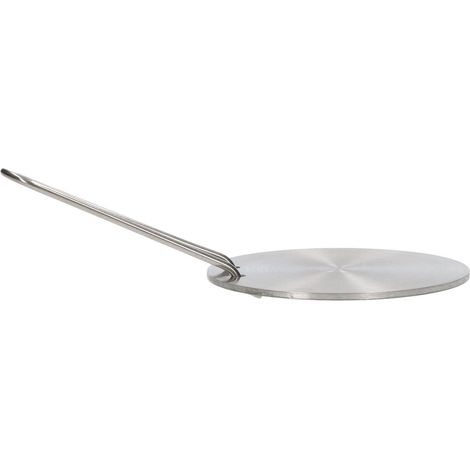 Disco bioclimático de acero inoxidable con manico 12 cm