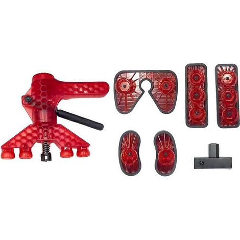 Autodellenreparaturset mit vielseitiger Fußstütze. Passen Sie die Breite mithilfe der Fußstütze für Ihre Autoreparaturen an. (1/5)