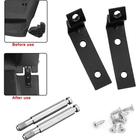 Kit de réparation de support de charnière de boîte à gants pour Audi A4 S4 RS4 B6 B7 (BX101708) (1/5)