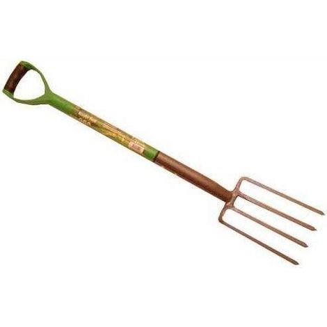 Garden Folk, Carbon Steel Border Fork with Soft Grip D Handle for Garden, Strong Versatile and Durable Heat Treated and Oil Cooled Metal perfect for Gardeners with Allotment (1/4)