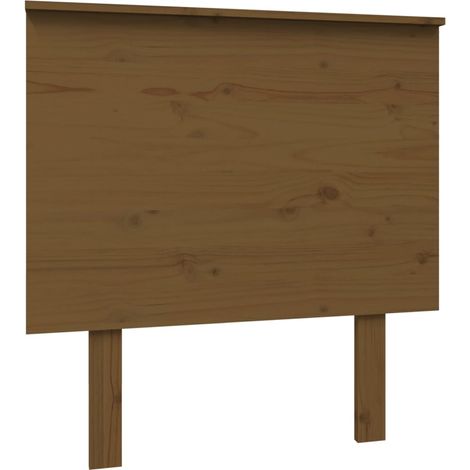 Maison Exclusive - Testiera per Letto ambra 79x6x82,5 cm in Legno Massello di Pino