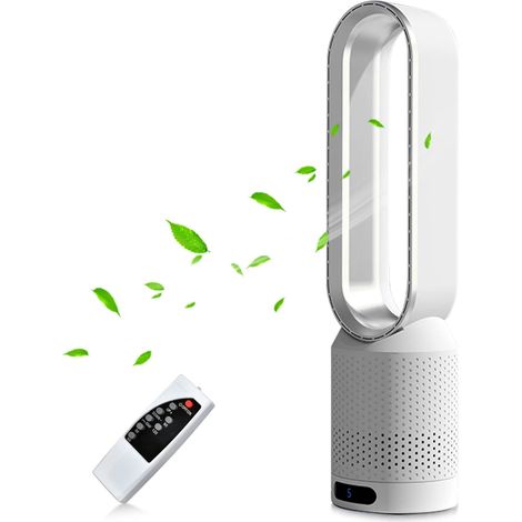 Turmventilator, Leiser Turmventilator, 58 cm Schreibtisch-Turmventilator, 10 Geschwindigkeiten, 90° oszillierend mit Fernbedienung, 2-Stunden-Timer, Turmventilator für Wohnzimmer und Schlafzimmer