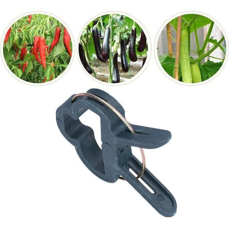 100PCS Clip de support de plante Pince de fixation de jardin Pince de fixation de jardin Outils de greffage pour serres,S