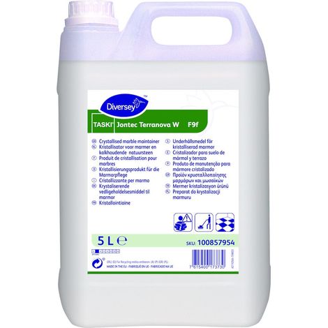 Le Plus De L'Entretien – Produit de cristallisation pour marbres 5L – Restauration et protection des sols – Finition brillante et durable