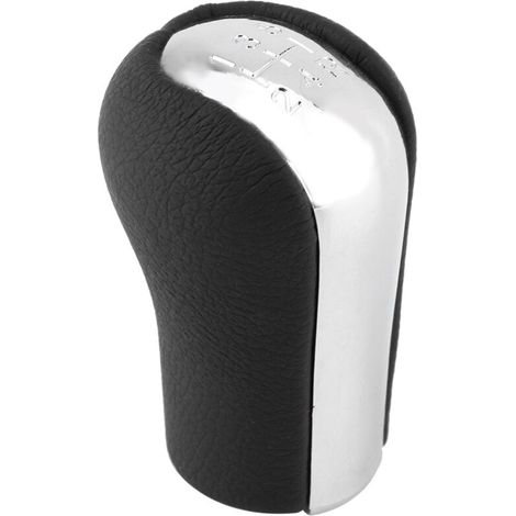 aqxreight Pomo de palanca de cambios de 5 velocidades para coche con marcha atrás, pomo superior y piñón de engranaje. (1/5)