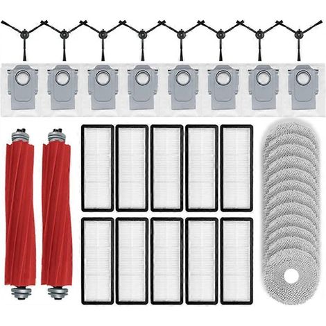 Pour aspirateur robot Roborock, brosse principale, filtre et chiffon de nettoyage (1/5)