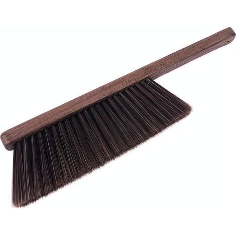 Balai à main, brosse de nettoyage à poils doux pour voiture, lit, canapé, courant d'air, jardin, meubles, vêtements, manche en bois (1/5)